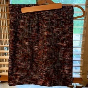 Loft Purple Multi Skirt